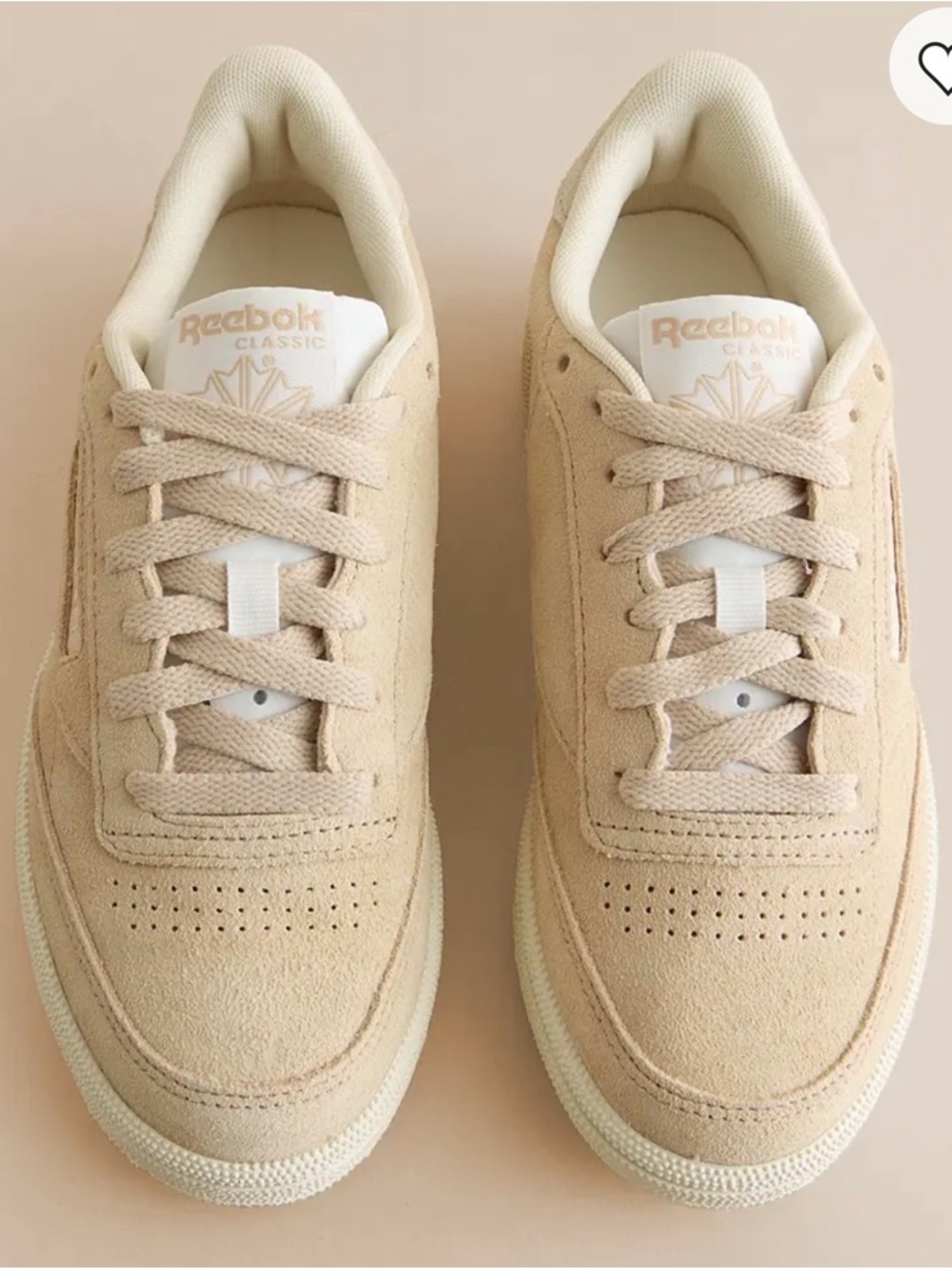 Reebok Club C 85 Vintage Leather Sneaker- Color Tan Sand Clay- Size 9 - Picture 2 of 5